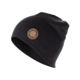 Dark grey kids merino wool beanie by Lenne