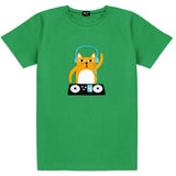 Men Cotton T-Shirt -  DJ Cat - Snøluv