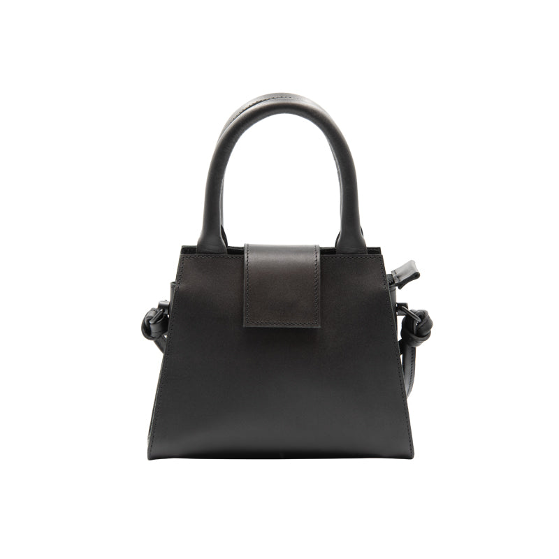 Leather Handbag Mini Structured Crossbody Design - Snøluv