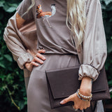 Chain Shoulder Bag - Red