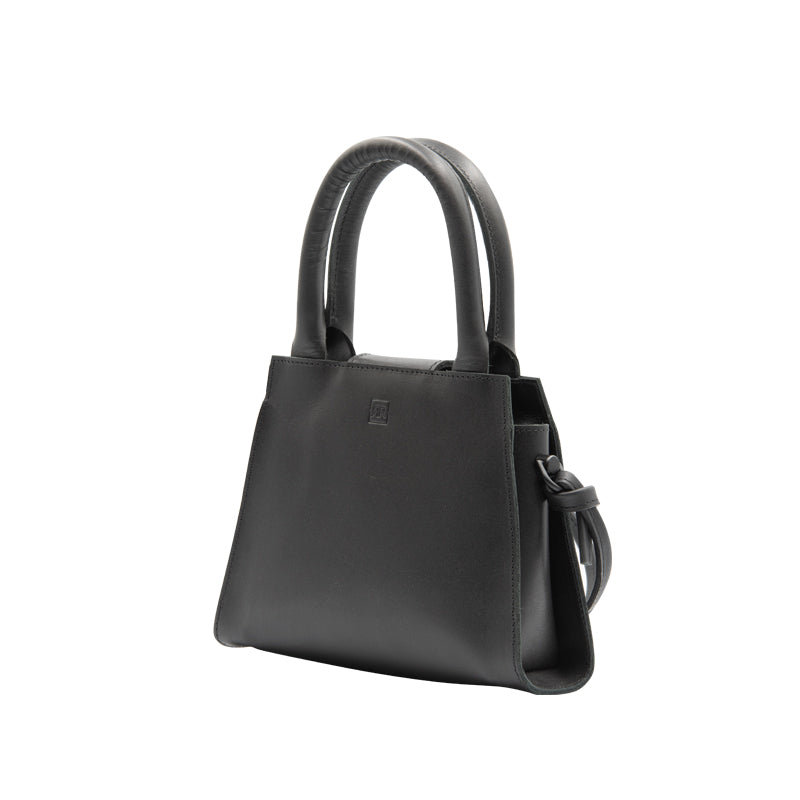 Leather Handbag Mini Structured Crossbody Design - Snøluv