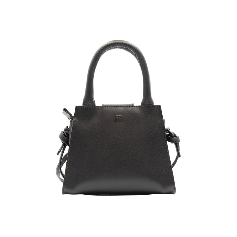 Leather Handbag Mini Structured Crossbody Design - Snøluv