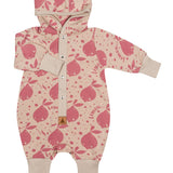 Eared Jumpsuit for Babies and Kids - Beige Lemons