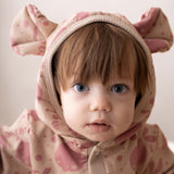 Eared Jumpsuit for Babies and Kids - Beige Lemons