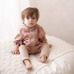 Eared Jumpsuit for Babies and Kids - Beige Lemons