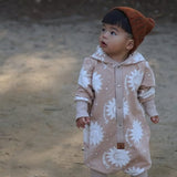 Eared Jumpsuit for Babies and Kids - Beige Suns