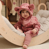 Eared Jumpsuit for Babies and Kids - Pink Lemons