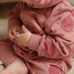 Eared Jumpsuit for Babies and Kids - Pink Lemons