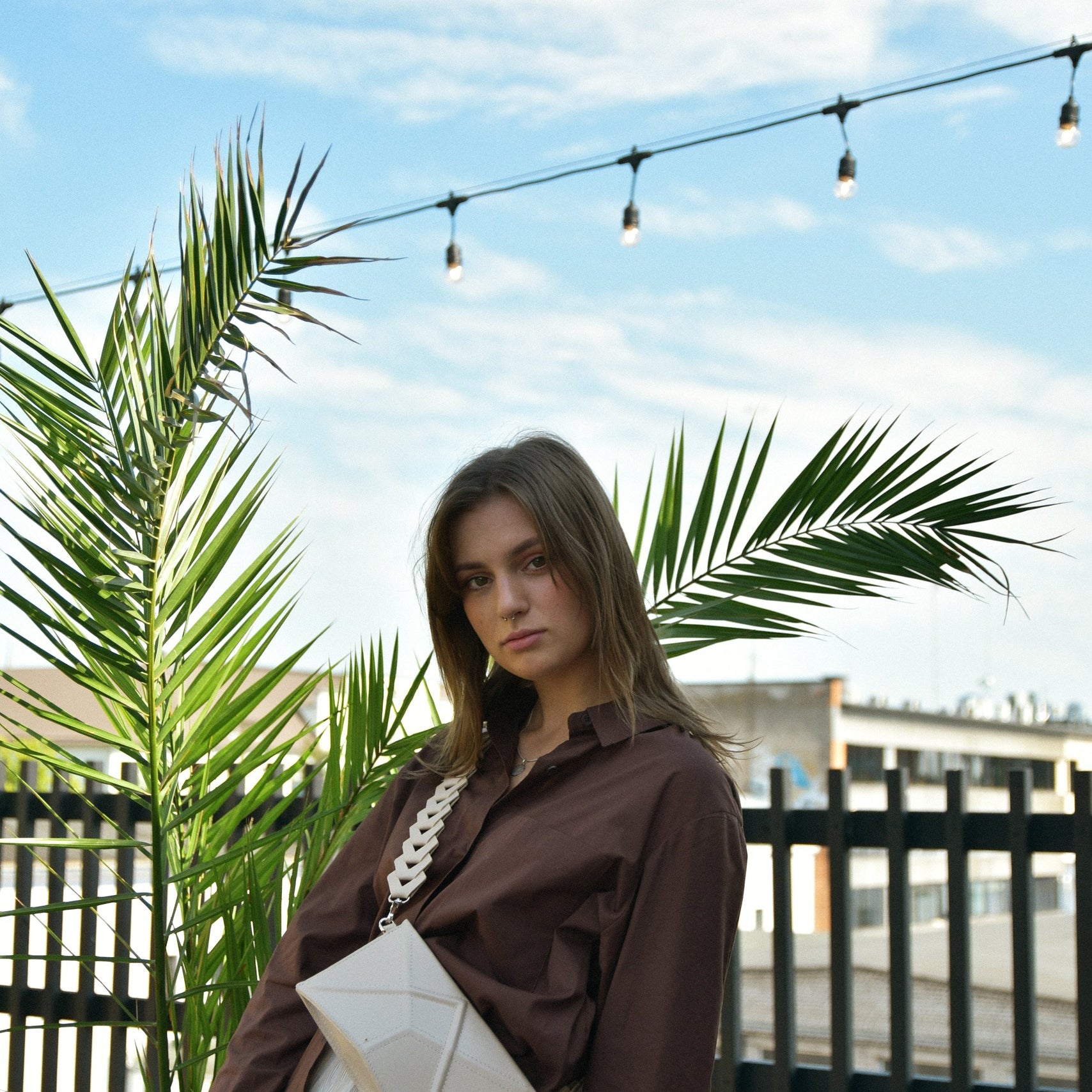 FACET Clutch with Venice Strap