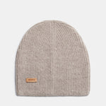 Natural Baby Alpaca Wool Fisherman's Rib Beanie