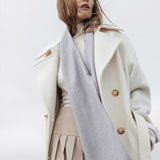 Natural Baby Alpaca Wool Scarf – Exclusive Fishbone