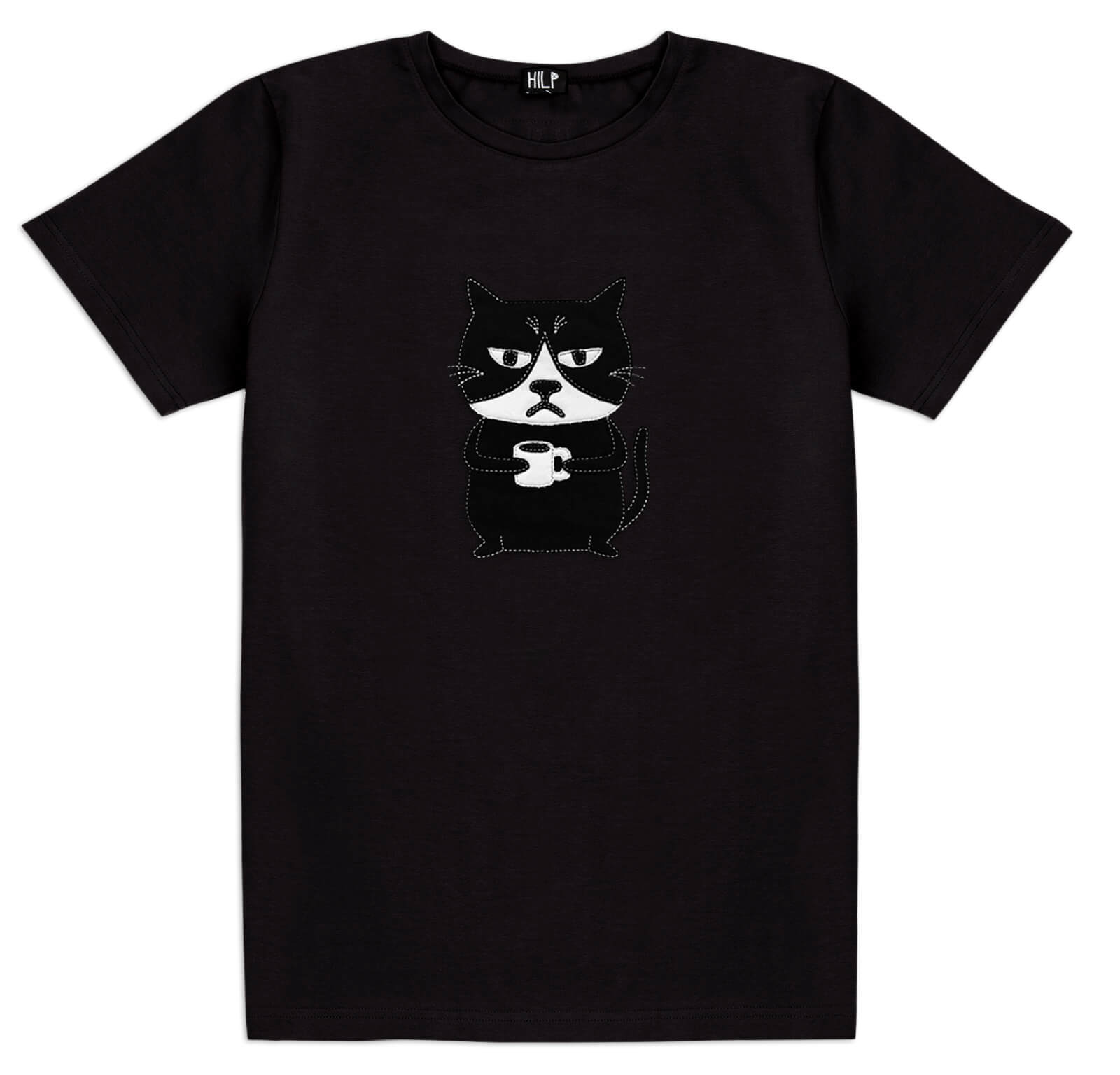 Men Cotton T-Shirt - Grumpy Cat - Snøluv