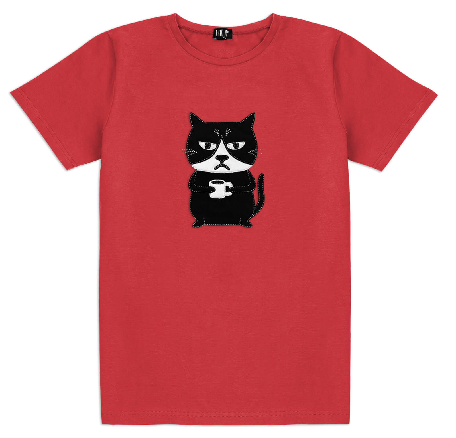 Men Cotton T-Shirt - Grumpy Cat - Snøluv