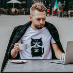 Men Cotton T-Shirt - Grumpy Cat - Snøluv