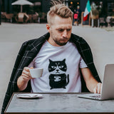 Men Cotton T-Shirt - Grumpy Cat - Snøluv