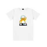 HILP DJ Cat men's t-shirt in white