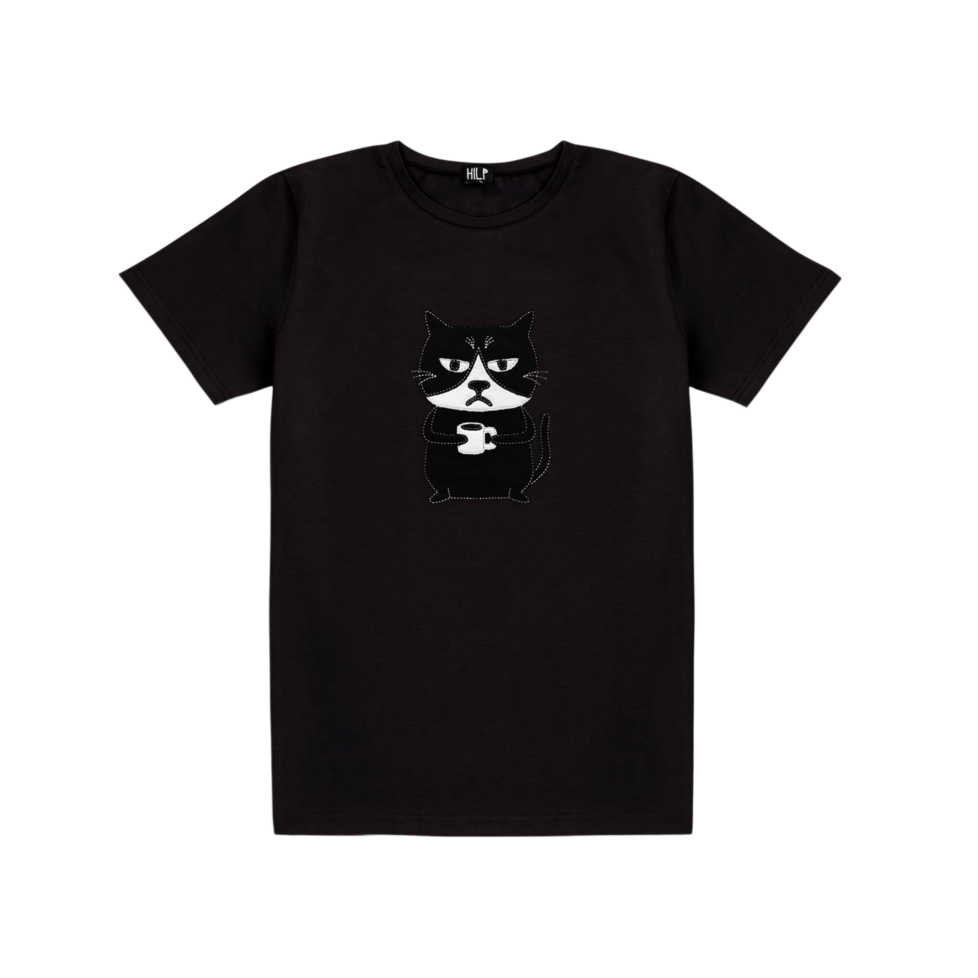 HILP Grumpy Cat men's t-shirt in black