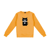 HILP Grumpy Cat women's sweatshirt in yellow