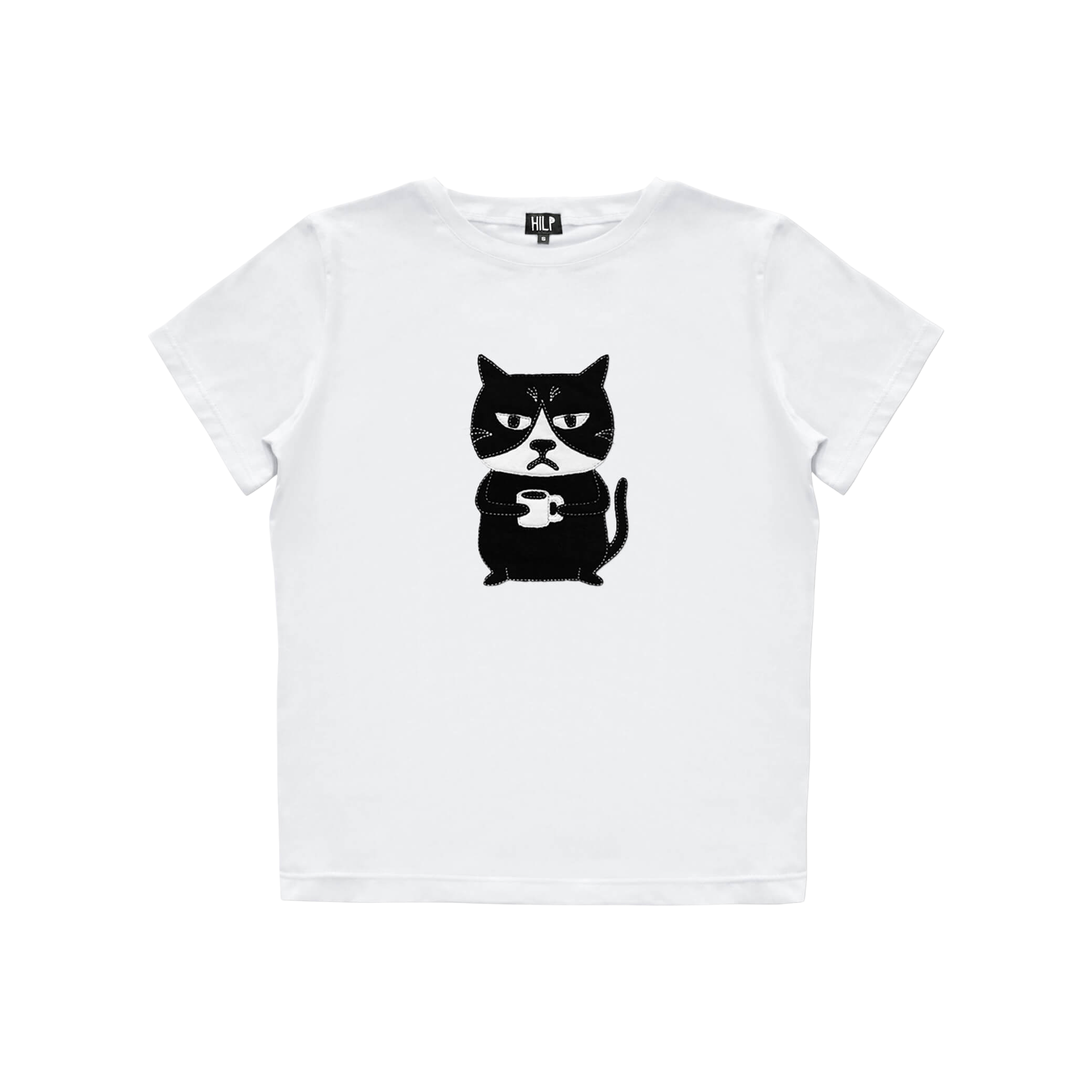 HILP Grumpy Cat women's t-shirt in white