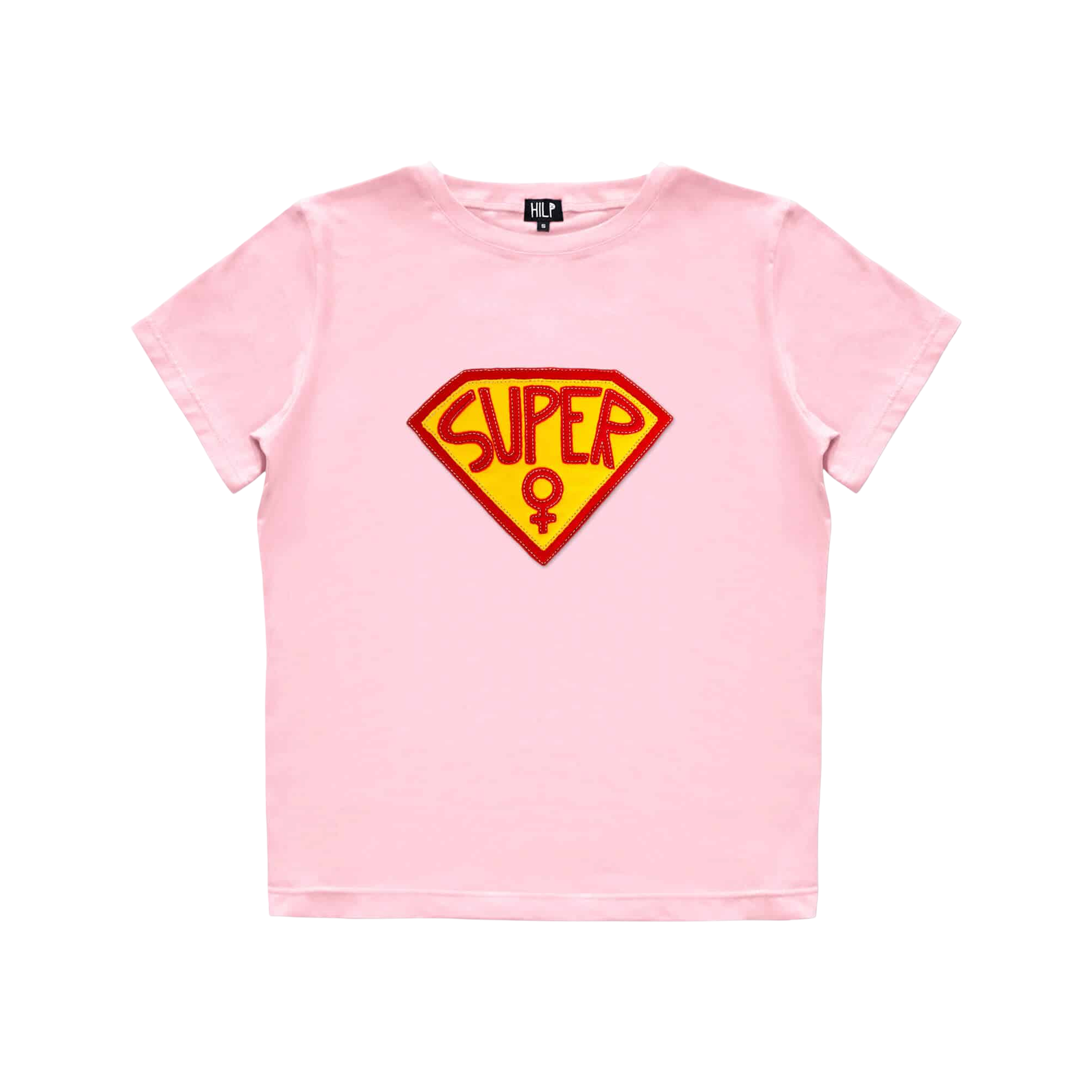 HILP Superwoman women's t-shirt in pink