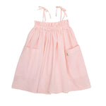 Kids Muslin Dress Milka, Peach, children's dress