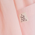 Kids Muslin Dress Milka, Peach, Zezuzulla