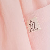 Kids Muslin Dress Milka, Peach, Zezuzulla