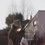 Kids Hat with Ears - Beige