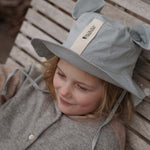 Kids Hat with Ears - Grey
