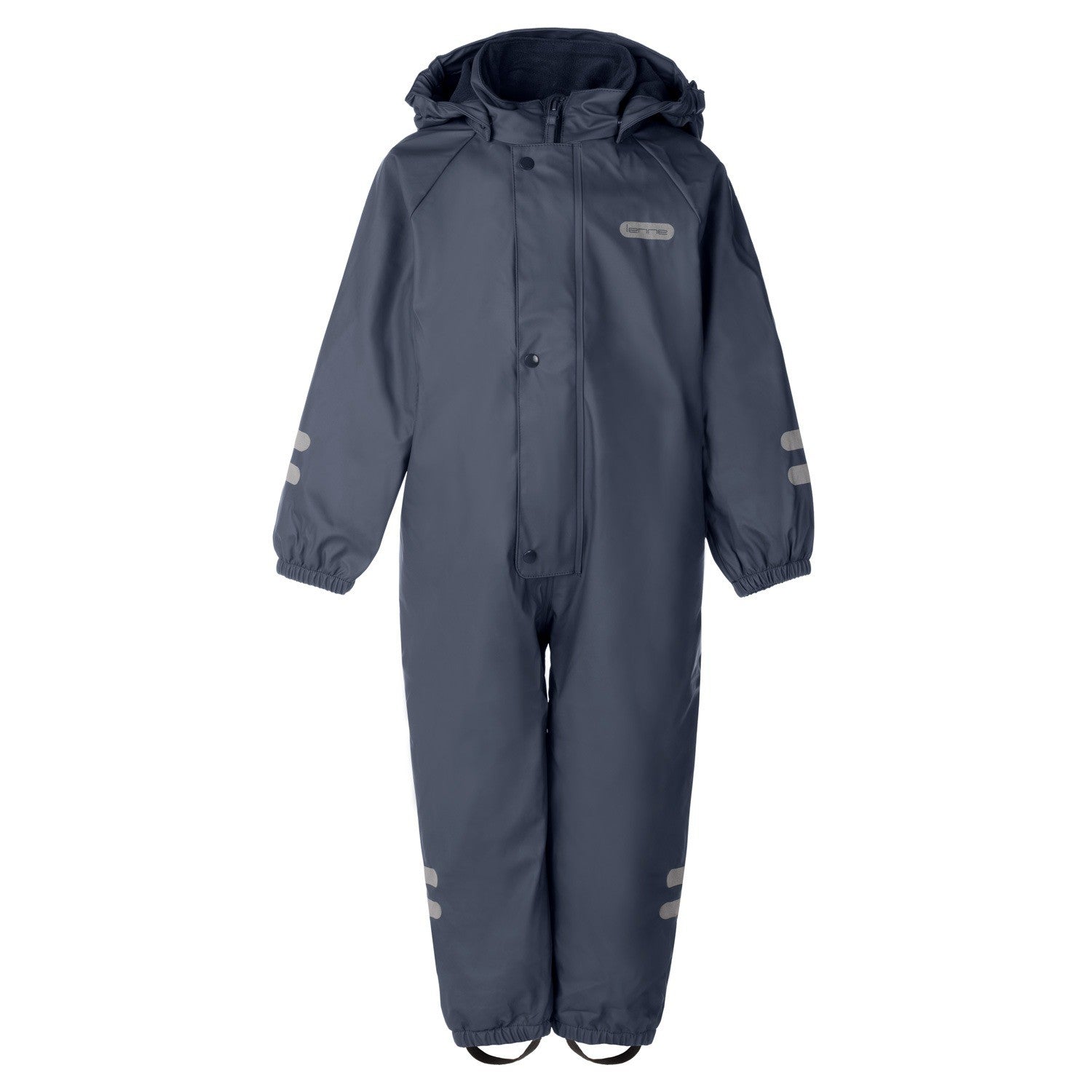 Navy kids insulated puddle suit by Lenne