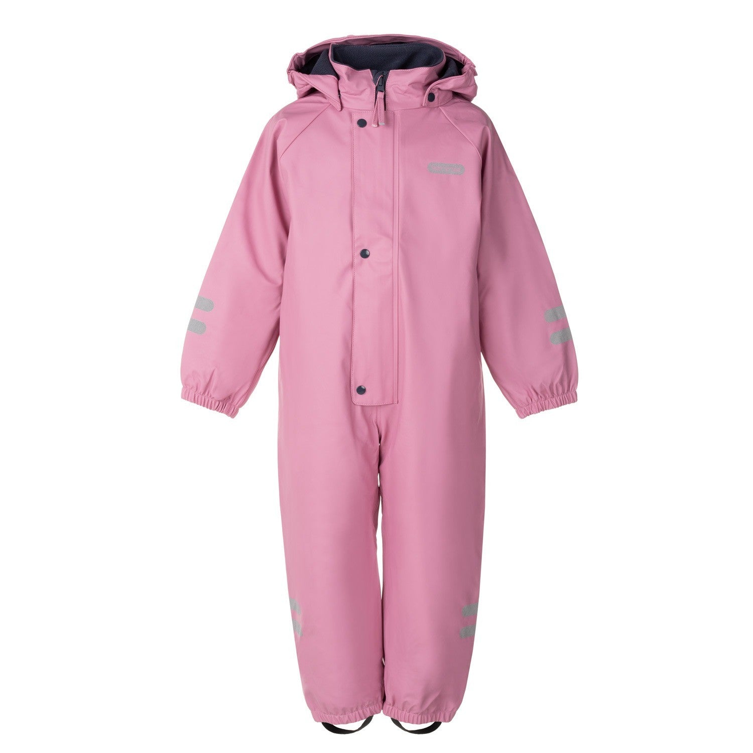 Pink kids insulated puddle suit by Lenne