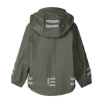Olive kids waterproof rain jacket by Lenne, view 2