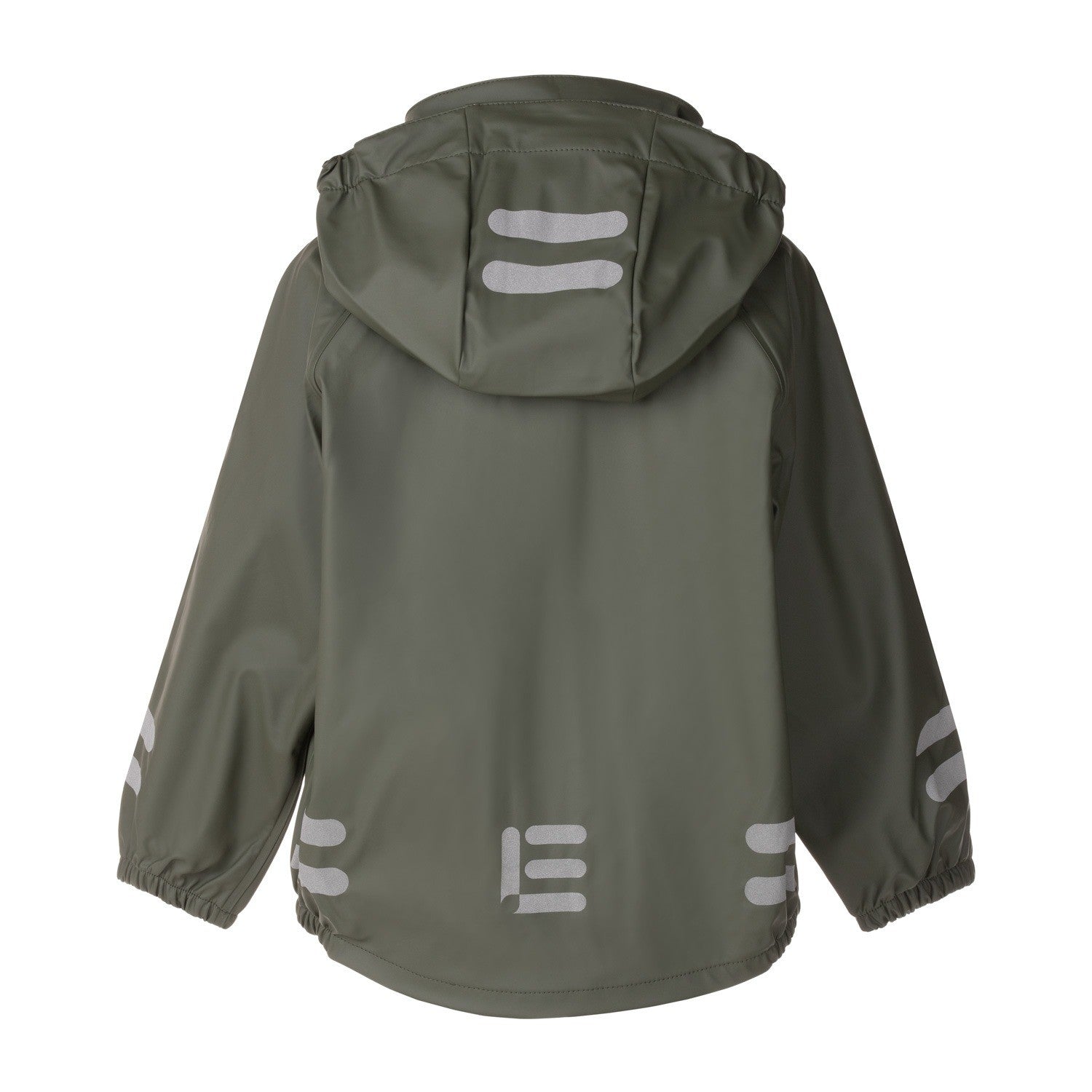 Olive kids waterproof rain jacket by Lenne, view 2