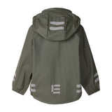 Olive kids waterproof rain jacket by Lenne, view 2