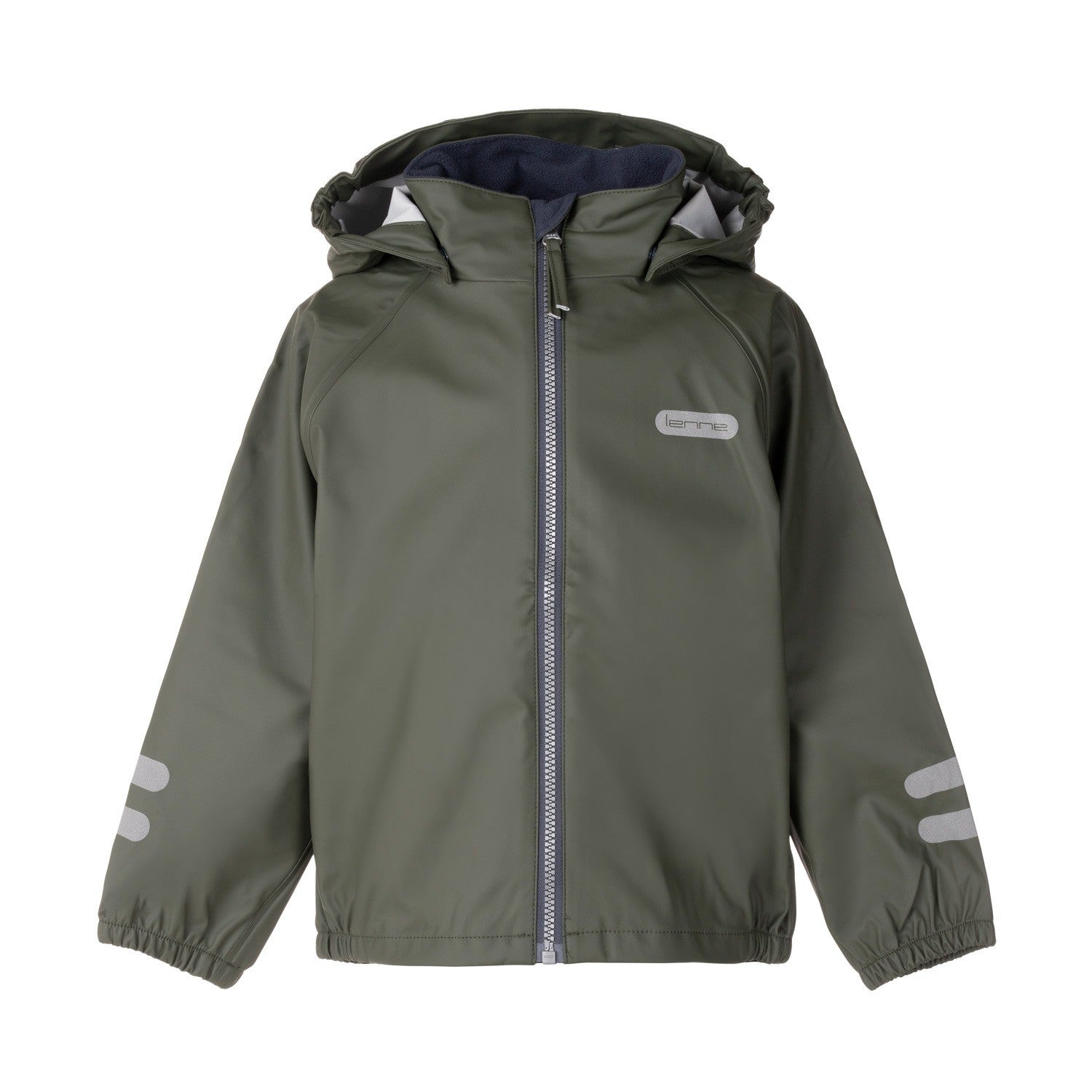 Olive kids waterproof rain jacket by Lenne