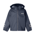 Navy kids waterproof rain jacket by Lenne