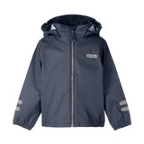 Navy kids waterproof rain jacket by Lenne