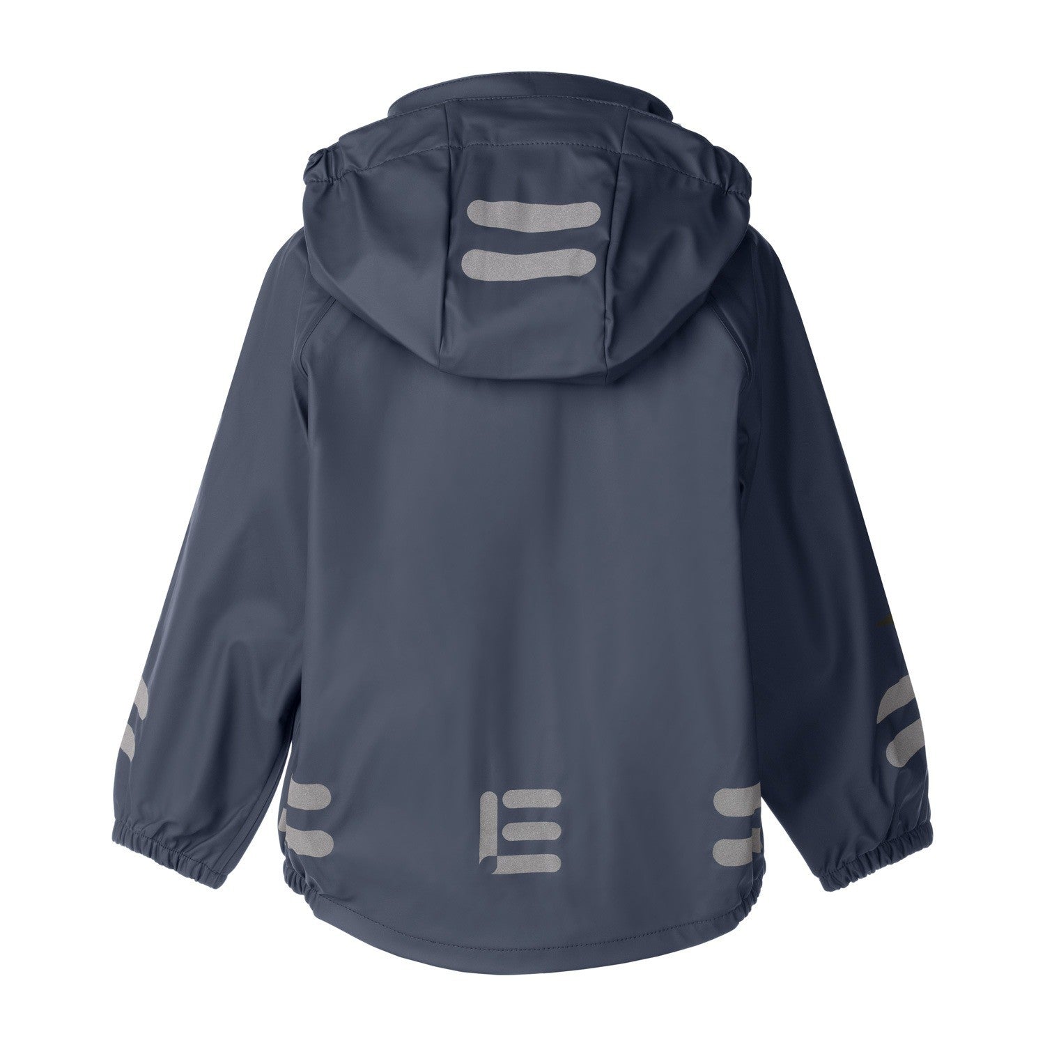 Navy kids waterproof rain jacket by Lenne, view 2