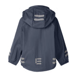 Navy kids waterproof rain jacket by Lenne, view 2