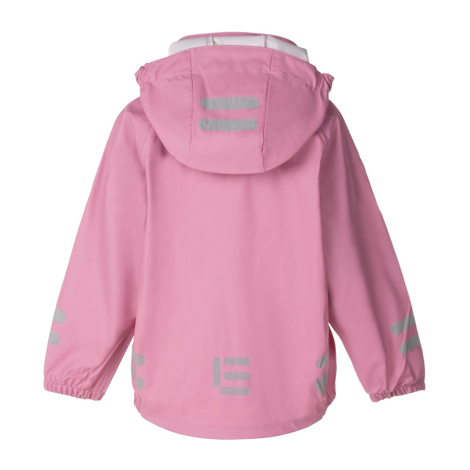 Pink kids waterproof rain jacket by Lenne, view 2