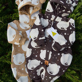 Eared Jumpsuit for Babies and Kids - Chocolate Polar Bear