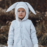 Winter Jumpsuit with Teddy Lining for Babies and Kids - Rabbit