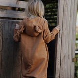 Eared Jumpsuit for Babies and Kids - Cinnamon