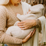 Merino Wool Baby Set HAPPINESS - Blanket, Romper and Bonnet - Snøluv