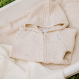 Merino Wool Baby Set HAPPINESS - Blanket, Romper and Bonnet - Snøluv