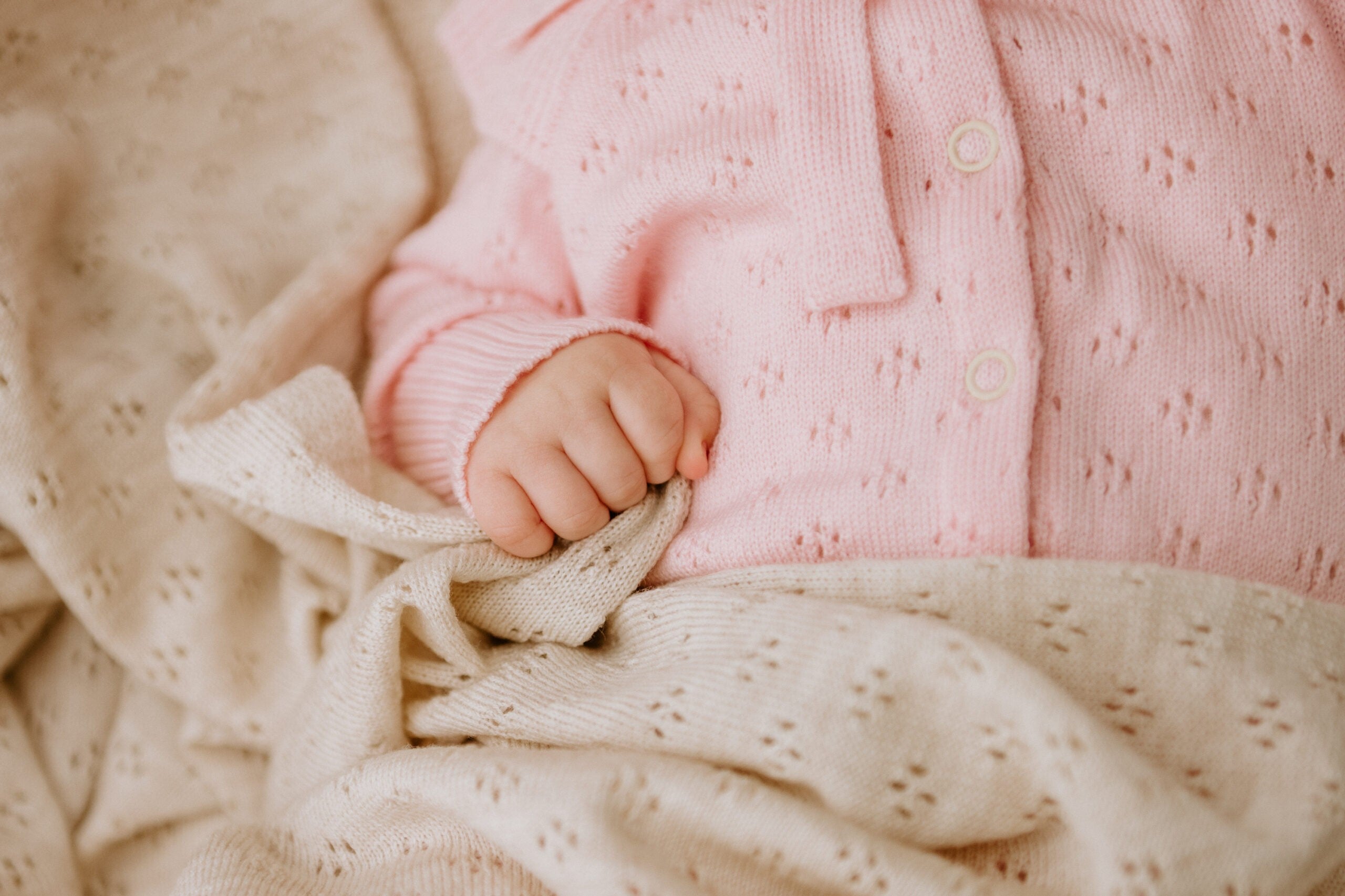 Merino Wool Baby Set LOVE - Blanket, Romper, Bonnet - Snøluv