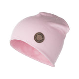 Light pink kids merino wool beanie by Lenne