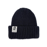 Navy Moomin beanie with Stinky label by Nordicbuddies