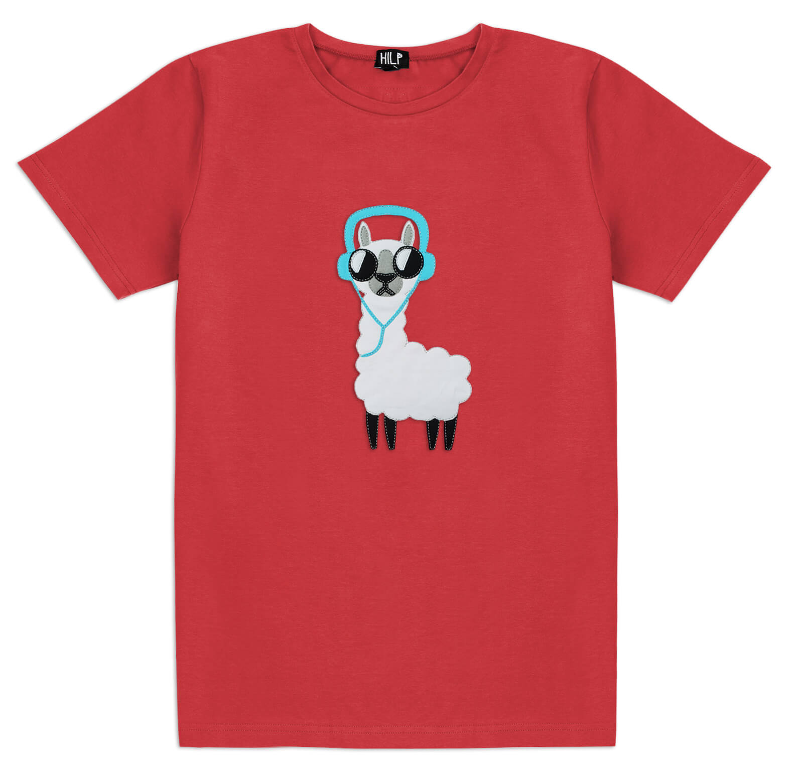 Men Cotton  T-Shirt - No Drama Llama - Snøluv