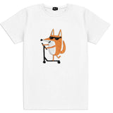 Men Cotton T-Shirt - Scootering Fox - Snøluv